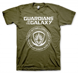 Tričko Marvel - Guardians Of The Galaxy Shield (Zelené)