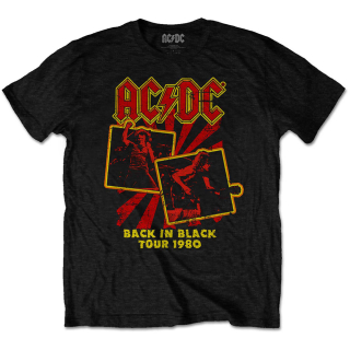 Tričko AC/DC - Back in Black Tour 1980