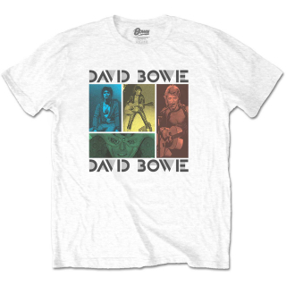 Tričko David Bowie - Mick Rock Photo Collage