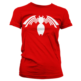 Dámske tričko Marvel Comics - Venom Icon (Červené)