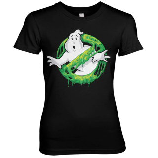 Dámske tričko Ghostbusters - Slime Logo