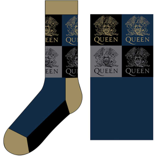 Ponožky Queen - Crest Blocks