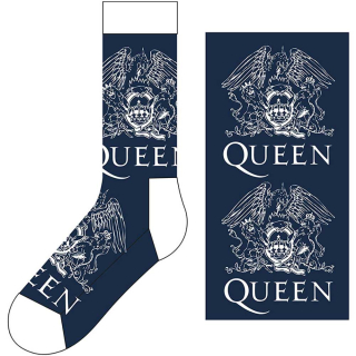 Ponožky Queen - White Crest
