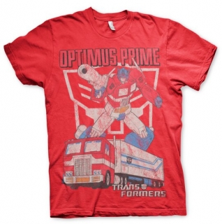Tričko Transformers - Optimus Prime Distressed