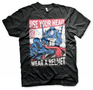 Tričko Transformers - Wear A Helmet