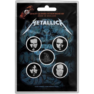 Set odznakov Metallica - Wherever I May Roam