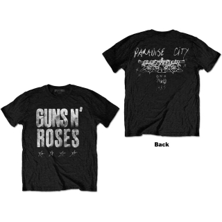 Tričko Guns N' Roses - Paradise City Stars (Back Print)