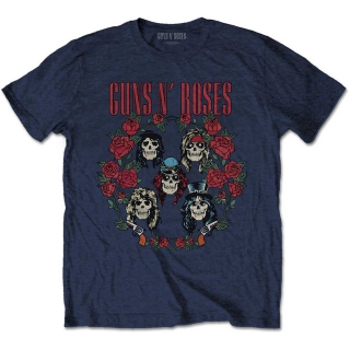 Tričko Guns N' Roses - Skulls Wreath