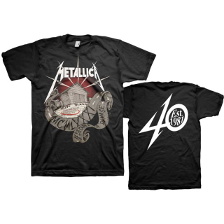 Tričko Metallica - 40th Anniversary Garage (Back Print)