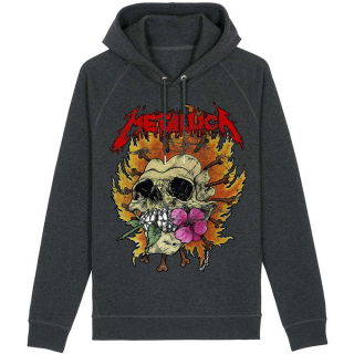 Mikina Metallica - Skull Flower Washed