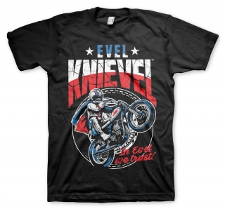 Tričko Evel Knievel - Wheelie