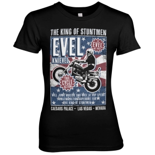 Dámske tričko Evel Knievel - Poster