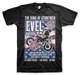 Tričko Evel Knievel - Poster