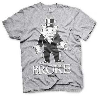 Tričko Monopoly - Broke