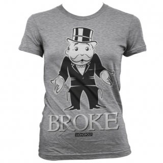 Dámske tričko Monopoly - Broke