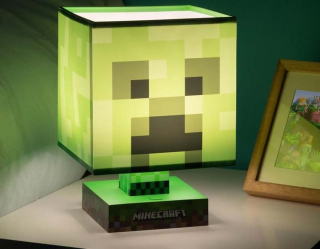 Led lampa Minecraft - Creeper Icon