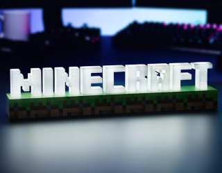 Led lampa Minecraft - Logo