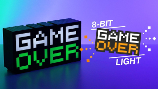 Led lampa 8bit - Game Over