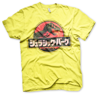 Tričko Jurassic Park - Japanese Distressed Logo