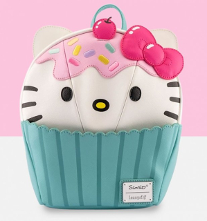 Mini batoh Loungefly - Hello Kitty - Cupcake 