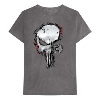 Tričko Punisher - Punisher Metallic Skull