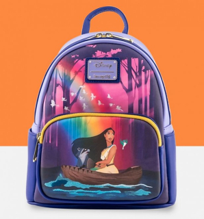 Mini batoh Loungefly - Disney - Pocahontas - Just Around the River