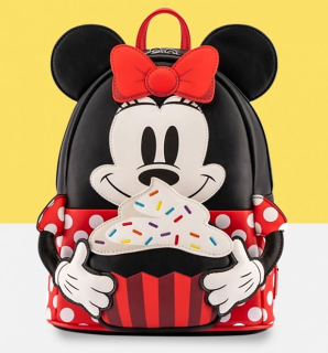 Mini batoh Loungefly - Disney - Minnie Mouse - Cupcake