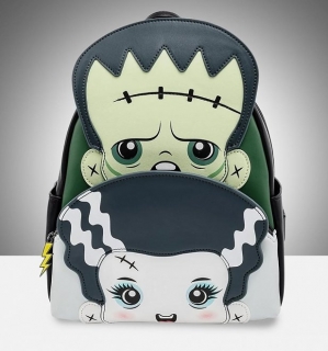 Mini batoh Loungefly - Frankenstein - Frankie and Bride Monsters