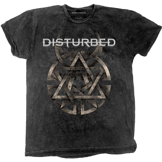 Tričko Disturbed - Riveted (Dip-Dye, Mineral Wash)