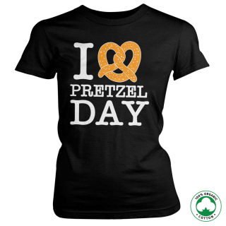 Dámske organic tričko The Office - I Love Pretzel Day