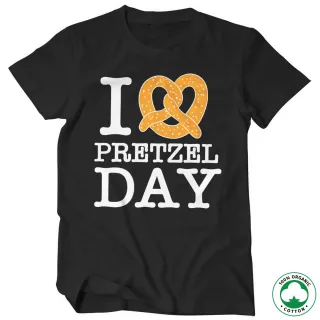 Organic tričko The Office -  I Love Pretzel Day