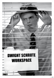 Plagát The Office - Dwight Schrute Workspace
