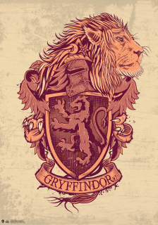 Plagát Harry Potter - Gryffindor Poster 1