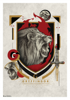 Plagát Harry Potter - Gryffindor Poster 2