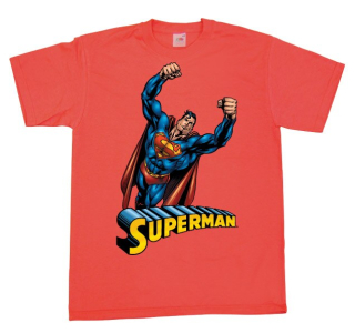 Tričko Superman - Flying (Červené)