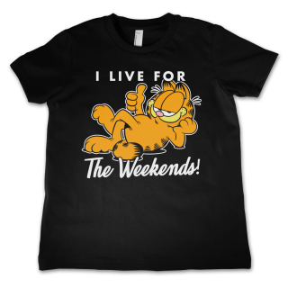 Detské tričko Garfield - Live For The Weekend