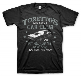 Tričko Fast & Furious - Toretto's Muscle Car Club