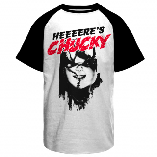 Baseball tričko Chucky - Heeere's Chucky