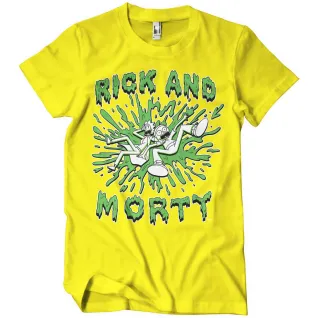 Tričko Rick and Morty - Splash