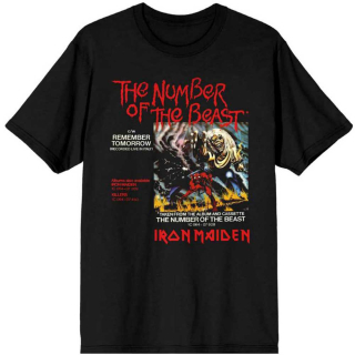 Tričko Iron Maiden - Number of the Beast Vinyl Promo Sleeve