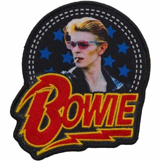 Malá nášivka David Bowie - Smoking Woven Logo