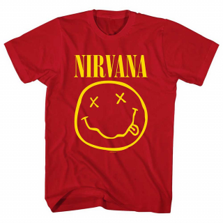 Tričko Nirvana - Yellow Smiley