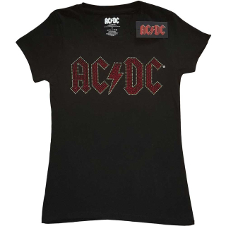 Dámske tričko AC/DC - Full Colour Logo (Diamante)