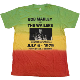 Tričko Bob Marley - Montego Bay (Dip-Dye)