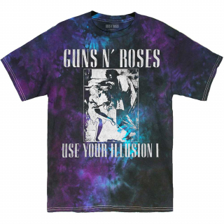 Tričko Guns N' Roses - Use Your Illusion Monochrome (Dye-Wash)