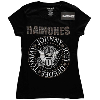 Dámske tričko Ramones - Presidential Seal (Diamante)