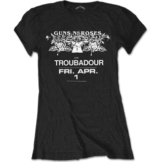 Dámske tričko Guns N Roses - Troubadour Flyer