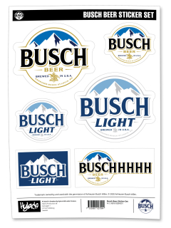 Set samolepiek Busch Beer
