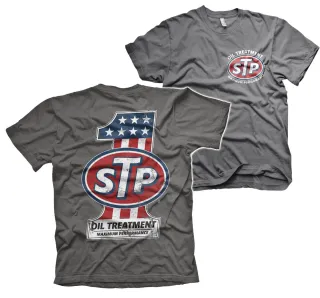 Tričko STP - American No. 1 (tmavo-šedé)