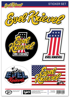 Set samolepiek Evel Knievel